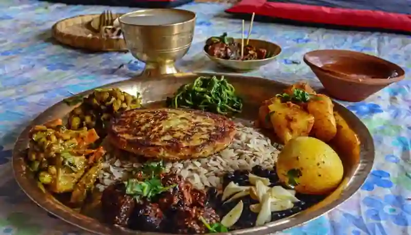 Real Newari food Patan